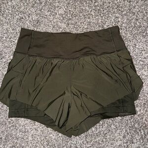 Lululemon Army Green Shorts